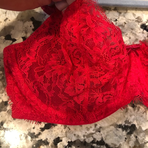VS Dream Angels Sheer Lace Push Up Without padding bra - Picture 3 of 10